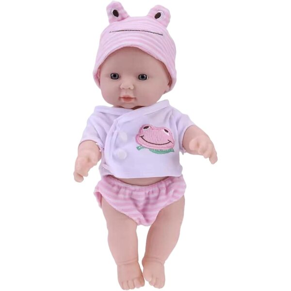 Jorzer Baby Doll realistische weiche Vinylpuppe 30 cm für Mädchen ab 3 Jahren