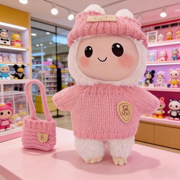 Accessori e vestiti per bambola La Bubu: maglione, borsa e decorazioni eleganti