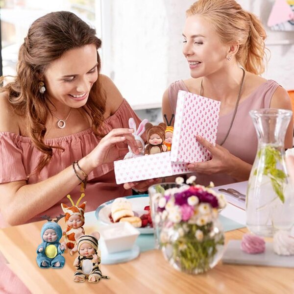 Realistisches Nevalerra-Reborn-Puppenset mit Kleidung und Zubehör, sicher und waschbar
