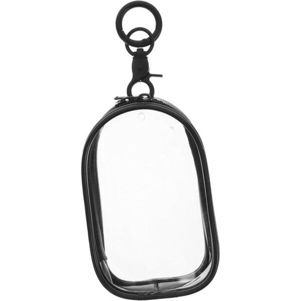 BESPORTBLE Organizer Trasparente in PVC per Bambole con Portachiavi, Custodia Compatta e Resistente