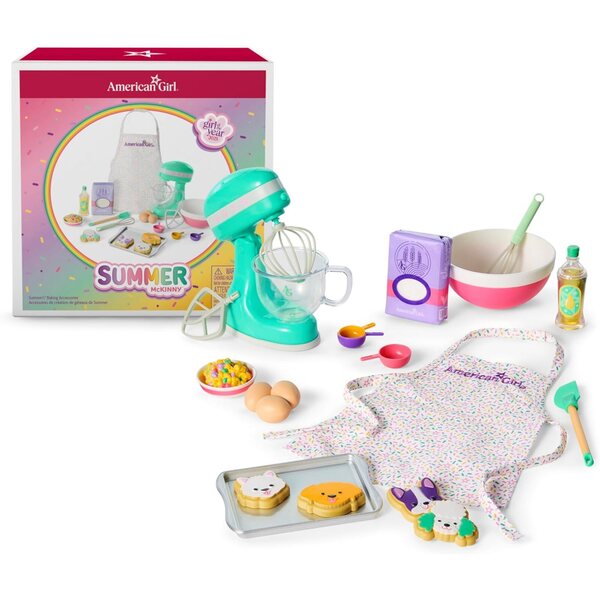 American Girl Set Accessori da Forno Estivi per Bambole 45,7 cm - 21 Pezzi