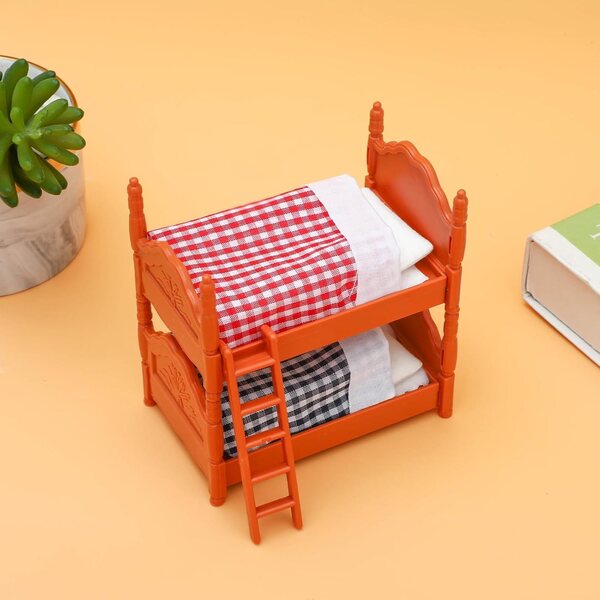 ONEST Set 7-teiliges Feen-Puppenhaus-Miniaturen aus PVC zum Spielen und Dekorieren