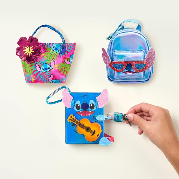 Real Littles Disney Lilo & Stitch 3-teilig mit Mikro-Überraschungen und Tagebuch mit Vorhängeschloss