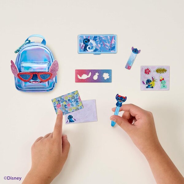 Real Littles Disney Lilo & Stitch 3-teilig mit Mikro-Überraschungen und Tagebuch mit Vorhängeschloss