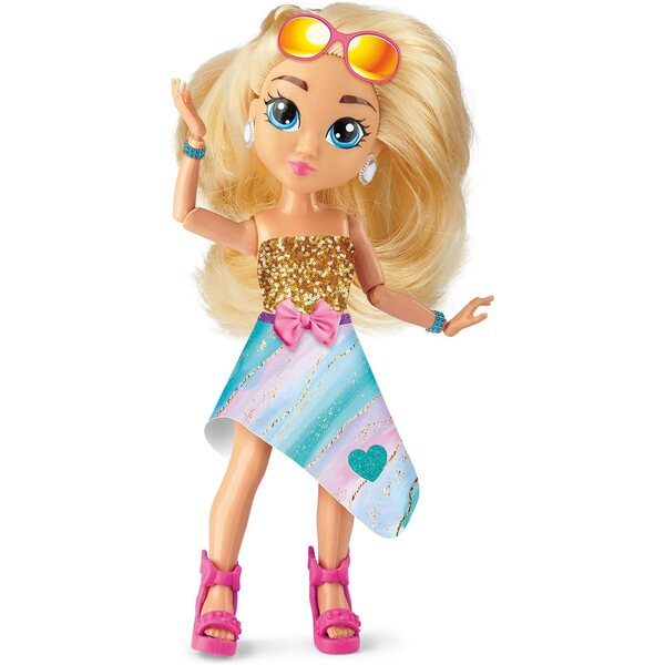 Shimmer 'N Sparkle Magic Fashion Doll Studio per creare moda personalizzata