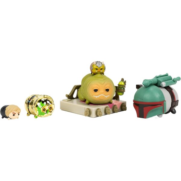 Disney Tsum Tsum Star Wars Jabba's Palace Deluxe mit stapelbaren 7-cm-Figuren