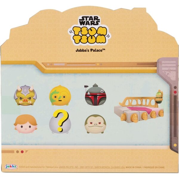 Disney Tsum Tsum Star Wars Jabba's Palace Deluxe mit stapelbaren 7-cm-Figuren