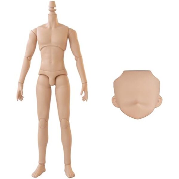 BJD männlicher Puppenkörper XiDonDon YMY23/YMY25 PVC+POM für OB22, OB23, OB24 Köpfe