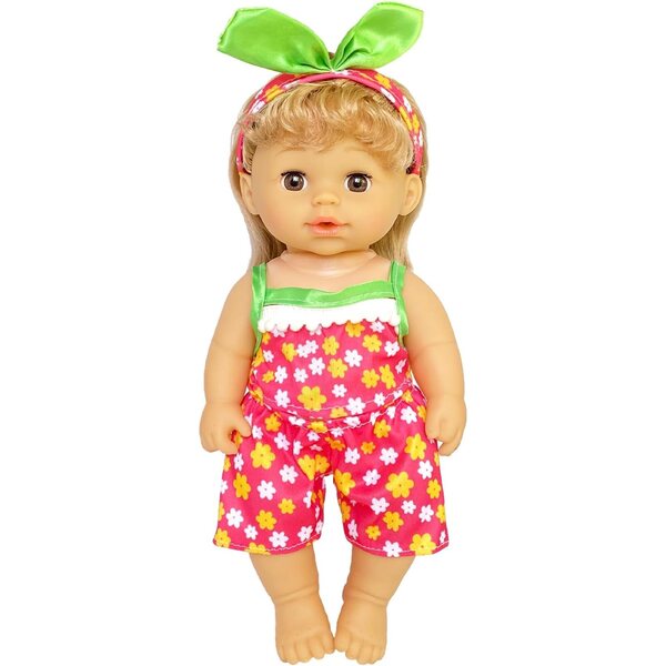 6er-Set Kleidung für Puppen 25–30 cm – sichere und handgefertigte Puppenkleidung