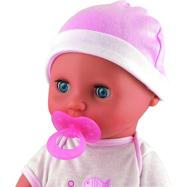 Dollsworld Spielset mit Puppe, Zubehör und Fütterungsset für Kinder