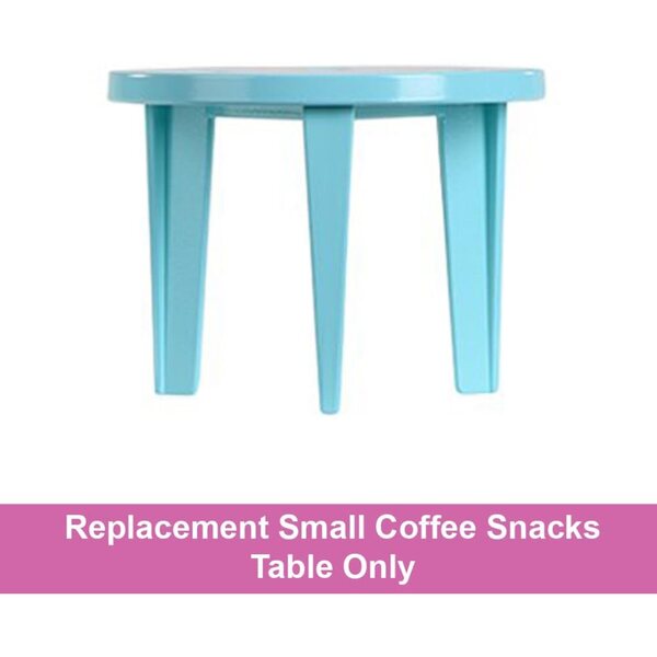 Tavolino da caffè e snack ricambio per Barbie Dreamhouse HMX10 - colore foglia di tè