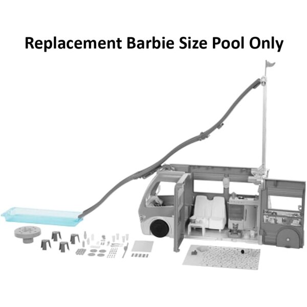Ersatzpool Barbie Dreamcamper HCD46 kompatibel und original Mattel