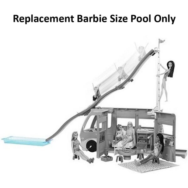 Ersatzpool Barbie Dreamcamper HCD46 kompatibel und original Mattel