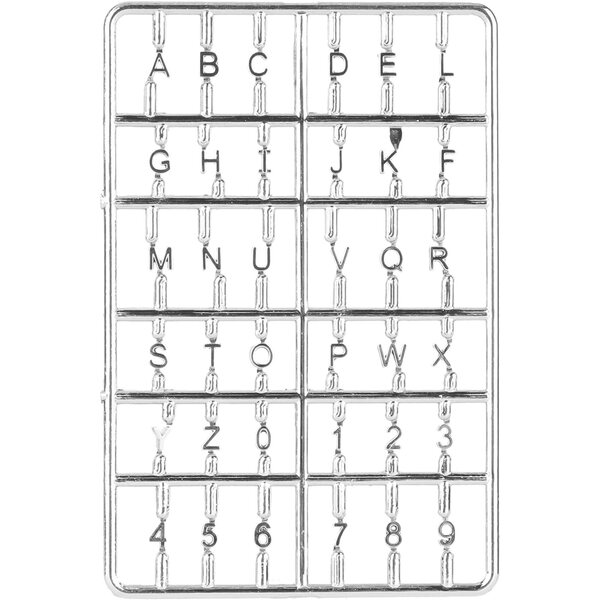 Numeri e Lettere per Casa delle Bambole HEEPDD 10x6,5 cm Accessorio Decorativo