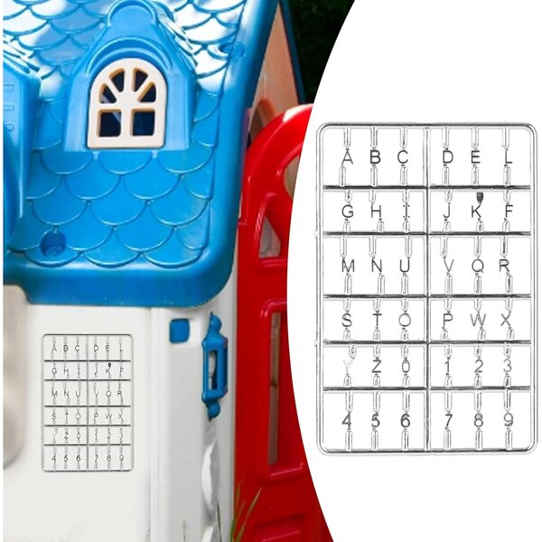 Numeri e Lettere per Casa delle Bambole HEEPDD 10x6,5 cm Accessorio Decorativo