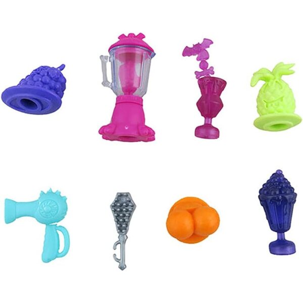 Parti di ricambio originali Monster High Deluxe Bus Playset FCV63 | Bevande, asciugacapelli, frullatore
