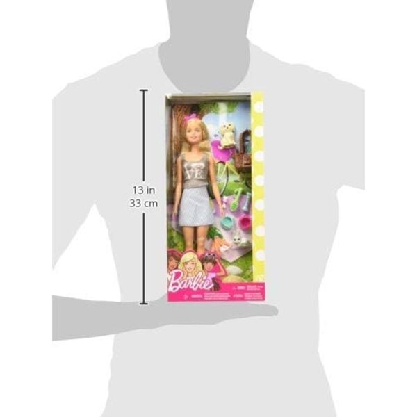 Barbie Animal Lovers Spielset mit Hund und Kaninchen, Spielset und Tierpflegezubehör