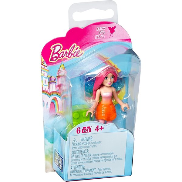 Mega Construx Barbie Rainbow Cove Fairy Mini Figure - Gioco Magico per Bambini