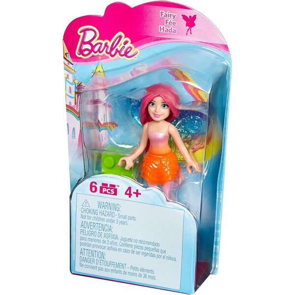 Mega Construx Barbie Rainbow Cove Fairy Mini Figure - Gioco Magico per Bambini