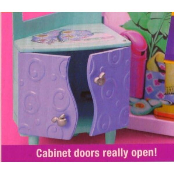 Barbie All Around Home Badezimmer-Set mit Badewanne, Waschbecken und komplettem Zubehör
