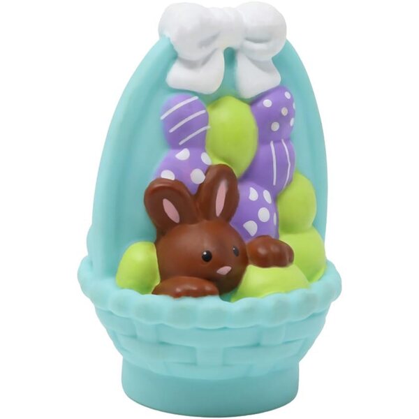 Cestino pasquale ricambio Fisher-Price Little People con coniglietto e uova colorate