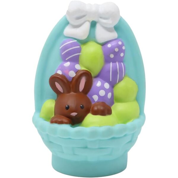Cestino pasquale ricambio Fisher-Price Little People con coniglietto e uova colorate
