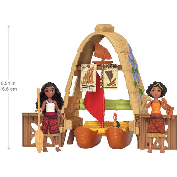 Mattel Moana 2 Spielset „Moana und Lotus“ mit Zubehör für Kinder ab 3 Jahren
