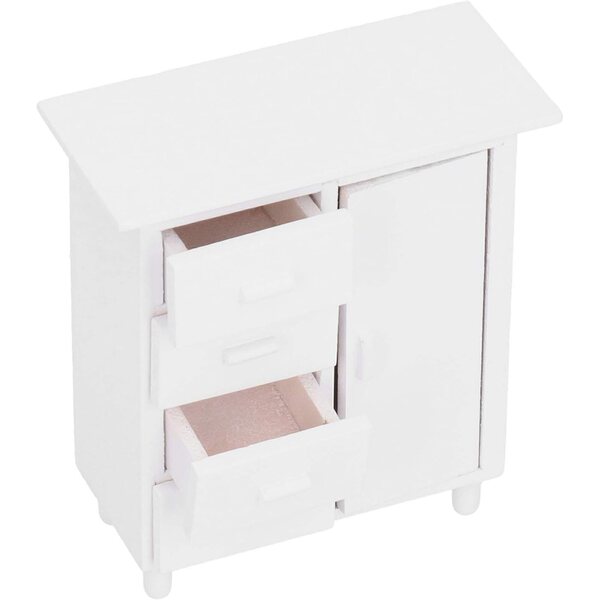 HEEPDD Armadietto Miniatura 1/12 in Legno per Casa delle Bambole e Giochi di Ruolo
