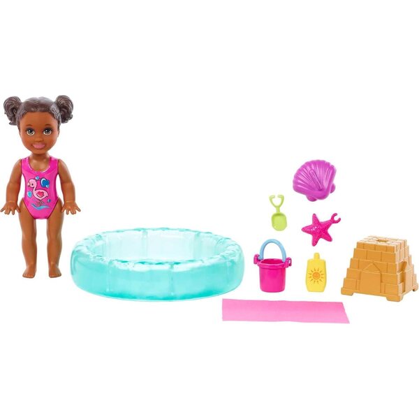 Barbie Skipper Babysitters Inc. Puppe mit Zubehör für Babysitter-Spiele