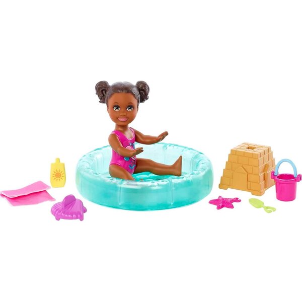 Barbie Skipper Babysitters Inc. Puppe mit Zubehör für Babysitter-Spiele