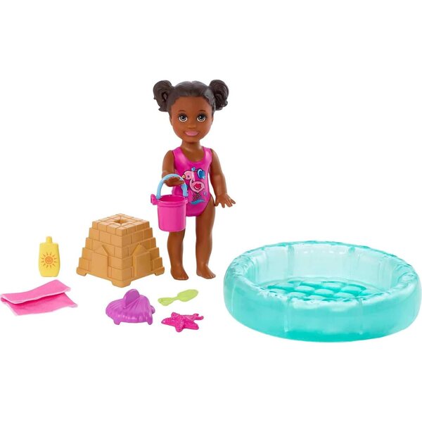 Barbie Skipper Babysitters Inc. Puppe mit Zubehör für Babysitter-Spiele