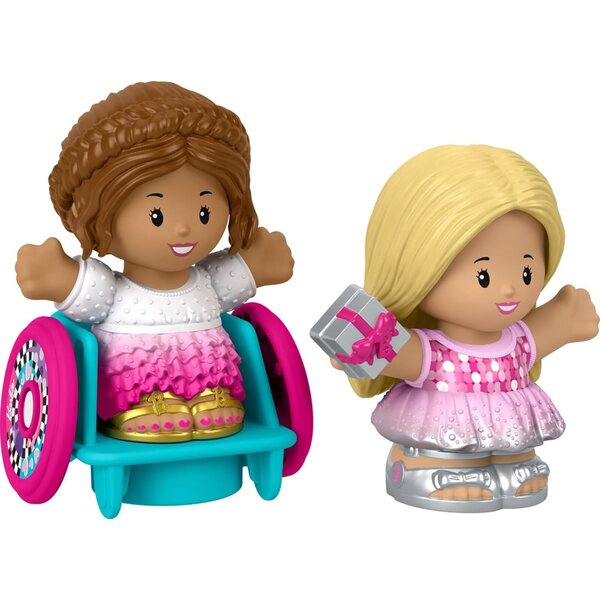 Fisher-Price Barbie Little People Set 2 Figuren für Kinder von 18 Monaten bis 5 Jahren