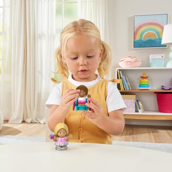 Fisher-Price Barbie Little People Set 2 Figuren für Kinder von 18 Monaten bis 5 Jahren
