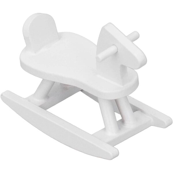 HEEPDD Set Mobili in Legno per Cameretta Bambole 1:12 – Culla, Seggiolone e Accessori