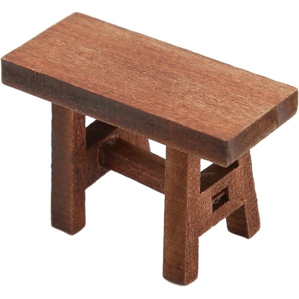 Set 10 Sgabelli in Legno Miniatura per Casa delle Bambole Scala 1/12 e 1/6