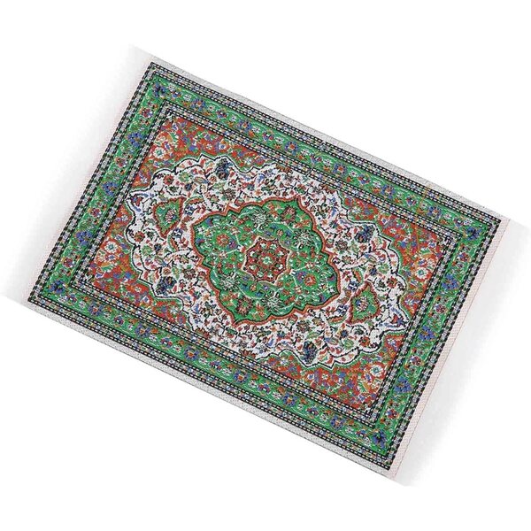 Acouto Tappeto Miniatura 1:12 per Casa delle Bambole Elegante e Raffinato 16x10 cm