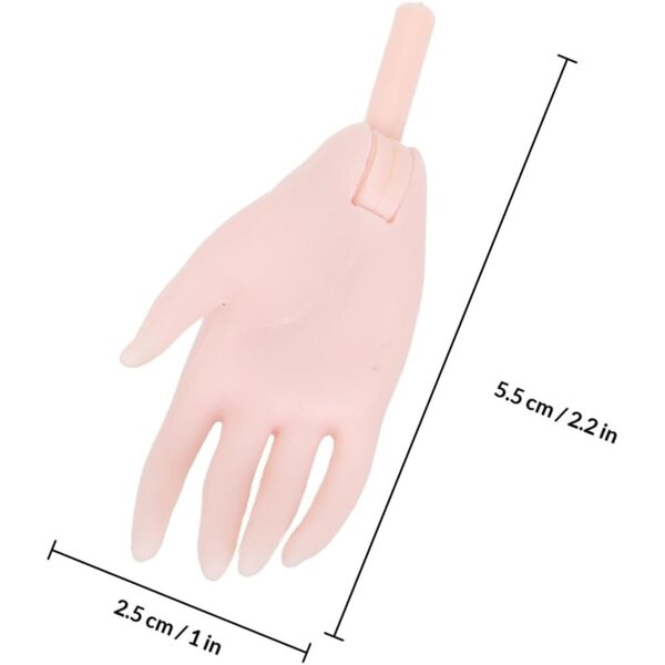 Mani Miniatura per Bambola SOPOTUTU, Accessori Realistici e Sicuri per Ricambio e Fai da Te