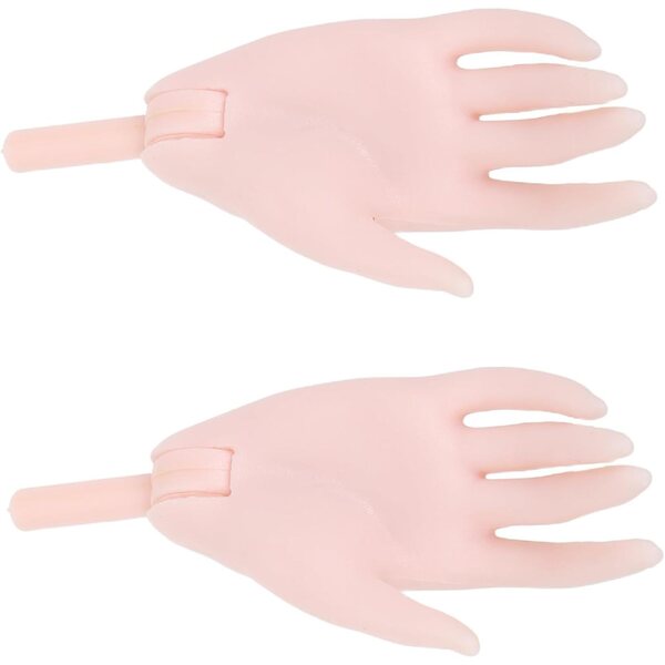 Mani di Ricambio Realistiche per Bambole in Plastica Beige da 5,5 cm - OFFIGAM