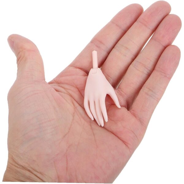 Mani di Ricambio Realistiche per Bambole in Plastica Beige da 5,5 cm - OFFIGAM