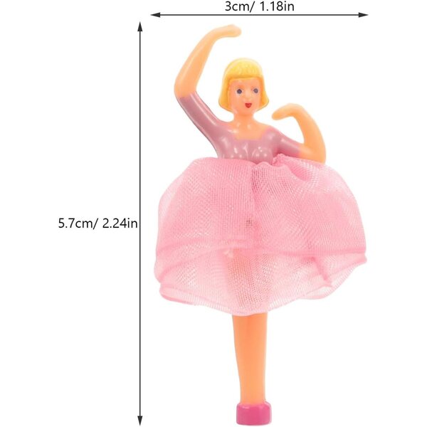 BESPORTBLE Set 5 Bambole Ballerina Rosa per Carillon, Decorazioni Realistiche e Raffinate