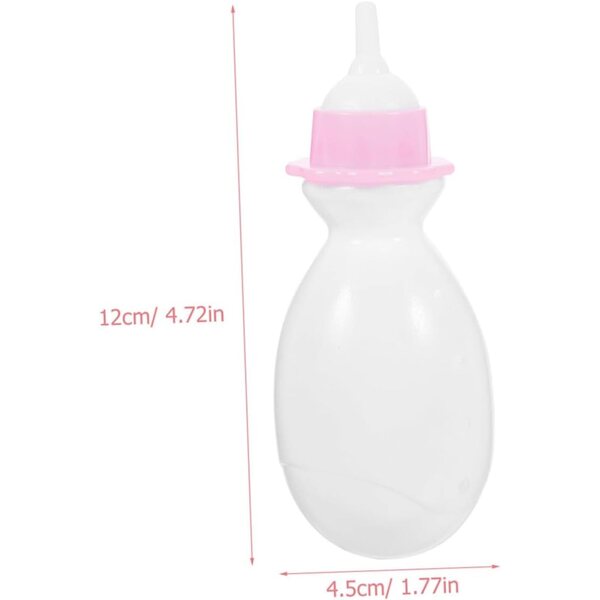 Beaupretty 10 Bottiglie Miniatura per Bambole Neonate, Resistenti e Colorate