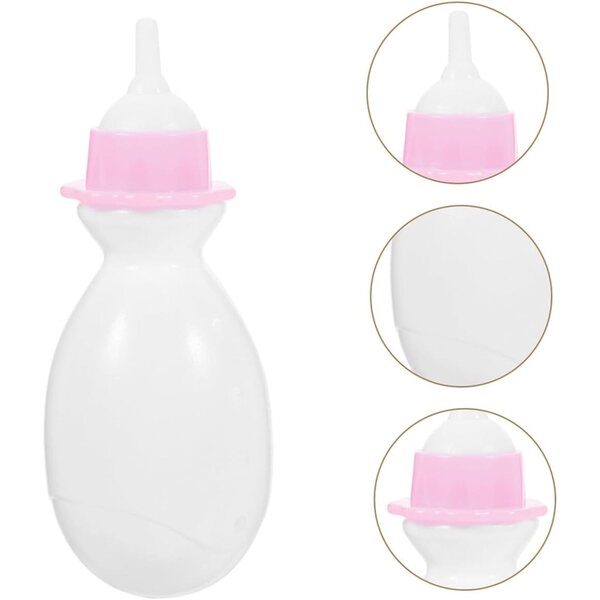 Beaupretty 10 Bottiglie Miniatura per Bambole Neonate, Resistenti e Colorate