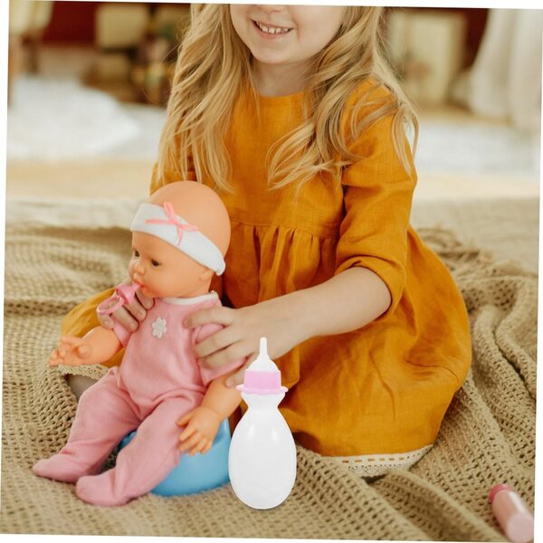 Beaupretty 10 Bottiglie Miniatura per Bambole Neonate, Resistenti e Colorate
