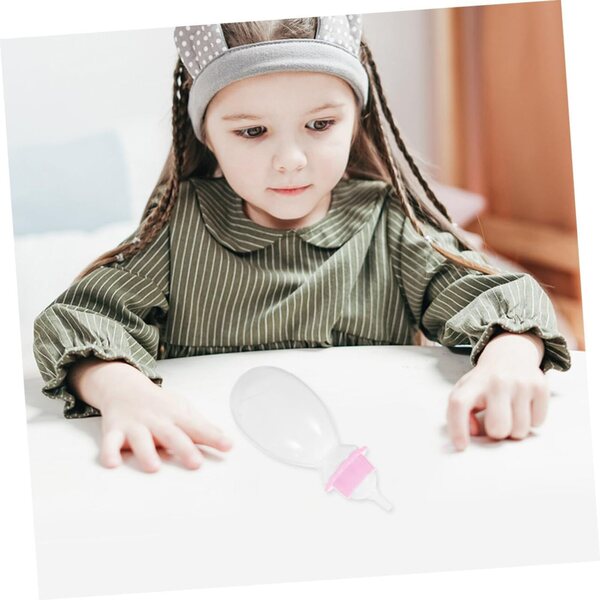 Beaupretty 10 Bottiglie Miniatura per Bambole Neonate, Resistenti e Colorate