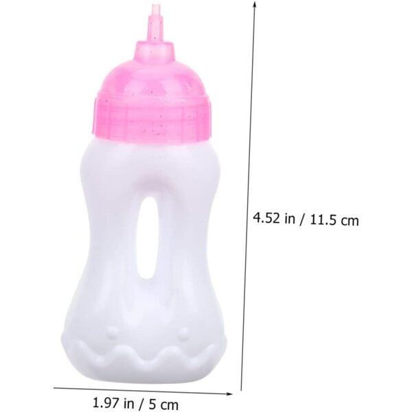20 Miniatur-Babyflaschen für Puppen, leere Flaschen für Dekorationen und PE-Spielzeug