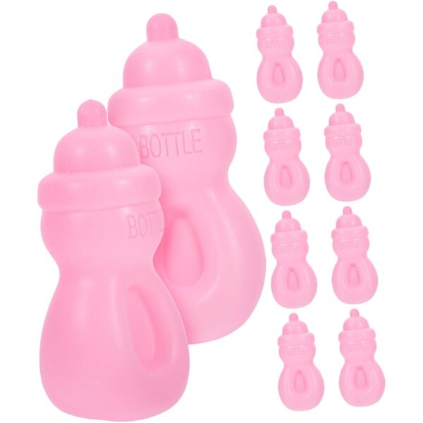 10 Bottiglie Miniatura per Gioco di Ruolo e Festa - Accessori Case delle Bambole CVUTOVO