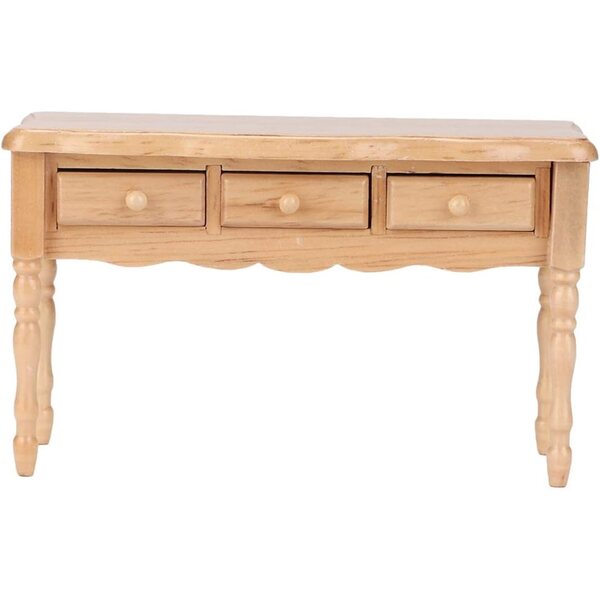 HEEPDD Scrivania in Legno Miniatura 1:12 con Cassetto per Casa delle Bambole