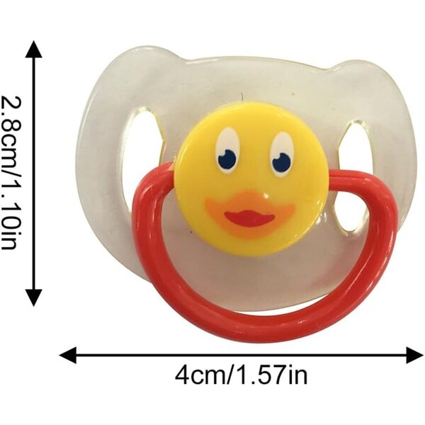 Magnetische Babypuppe Schnuller 4x2,8 cm - Sicheres Zubehör für Spielpuppen