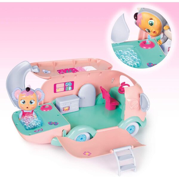 Koalis Cry Babies Magic Tears Camper mit Zubehör und magischem Whirlpool