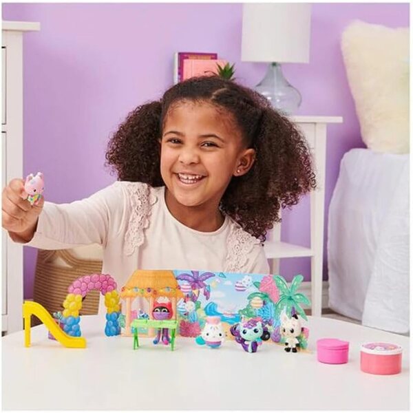 Gabby's Dollhouse Pandy Paws Geburtstagsset mit 5 exklusiven Figuren und Zubehör